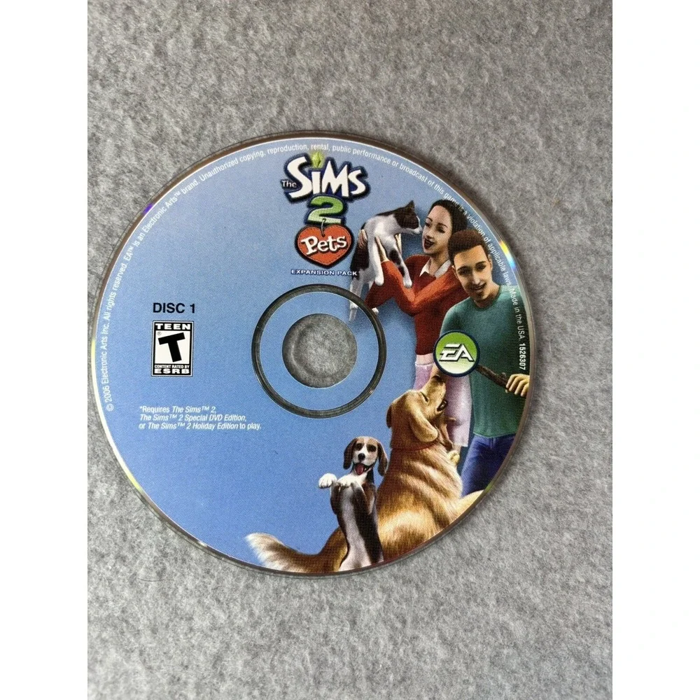 The Sims 2 Double Deluxe and Pets Expansion Pack PC Game Bundle EA Maxis 2008